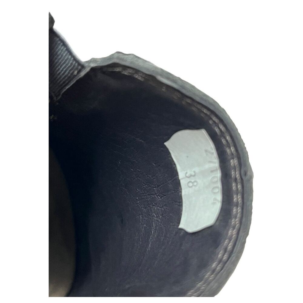 Naot Shoes Womens 38 Zafra Leather Slip On Comfort Clogs Palm Leaf Black - Picture 9 of 13